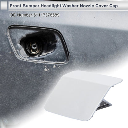 Headlight Washer Nozzle Cover Cap for BMW X5 F15 (2014–2018) - White