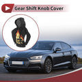 Gear Shift Knob Cover for Car (Black, Deep Yellow, Red)
