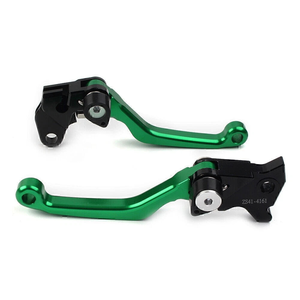 1 Pair CNC Green Disc Brake Clutch Levers for Yamaha TTR125L/LE/LW (2000–2020)