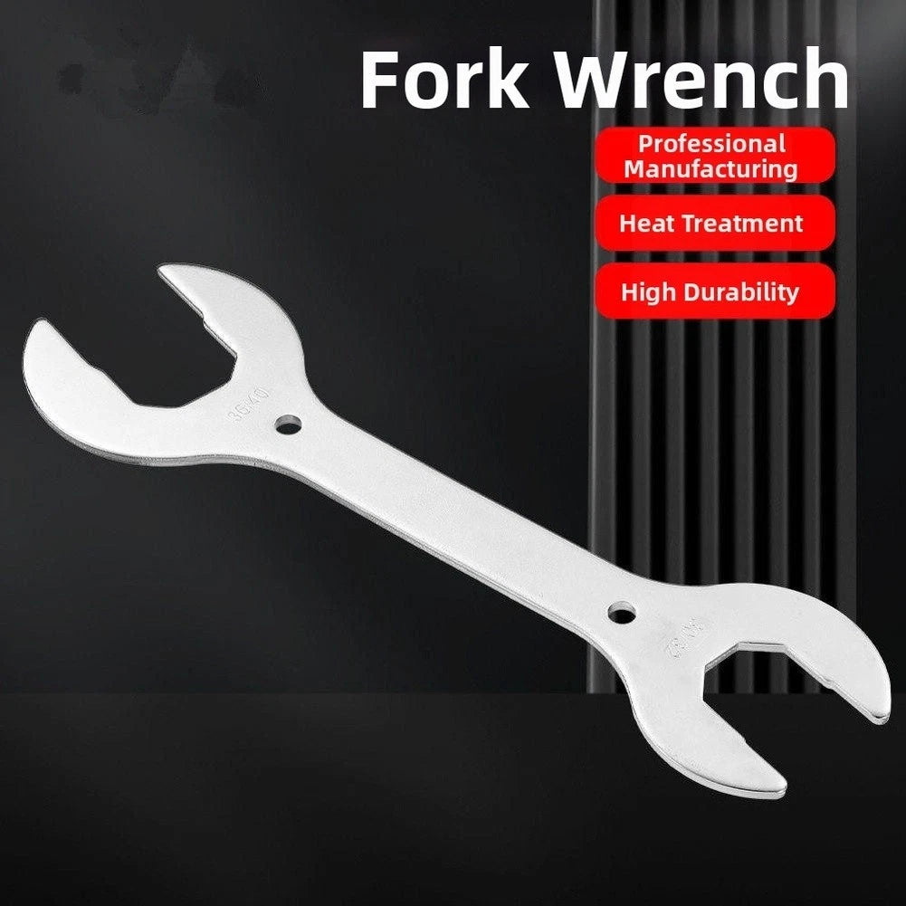 Cycle Fork Wrench Tool Set of 2 (36mm, 40mm, 30mm, 32mm) Steel Construction