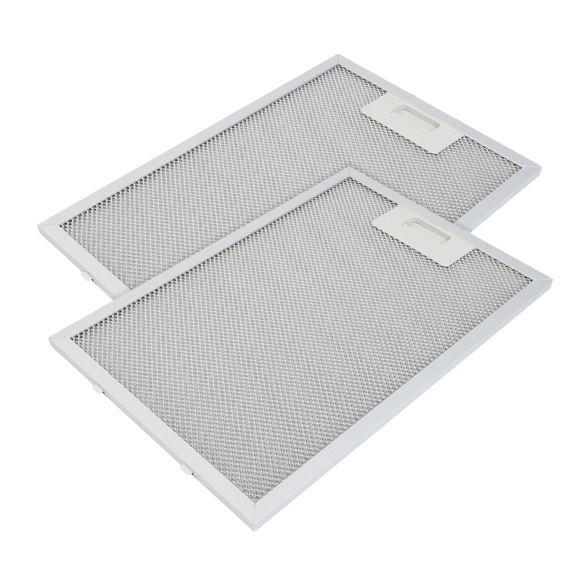 2X Aluminum Extractor Vent Filters 330x230x9mm for Kitchen Grease Control