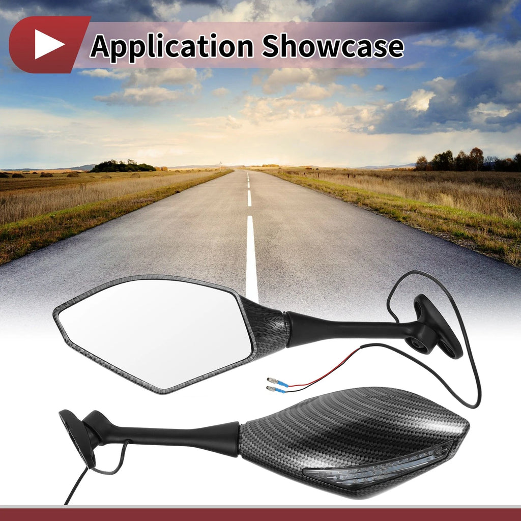Rear View Mirrors Set for Honda CBR600RR 2003–2014 Aluminum