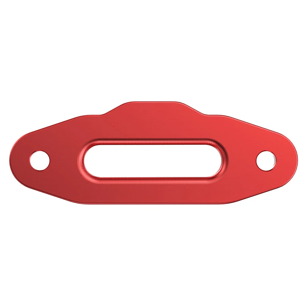 Hawse Fairlead for ATV UTV (Universal) - Synthetic Winch Rope Guide, Red