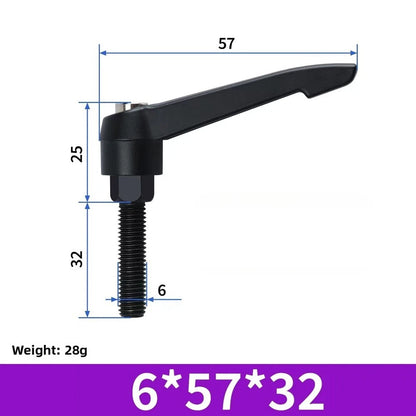 Clamping Lever Handle for M6 Zinc Alloy (10-60mm)
