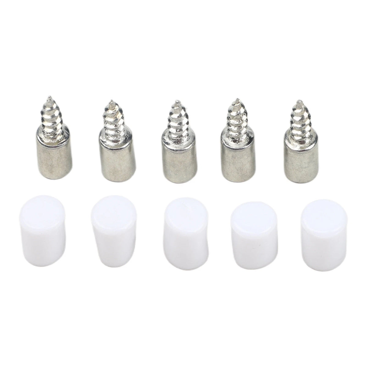 Set of 30 Metal Shelf Bracket Screws for Universal Use
