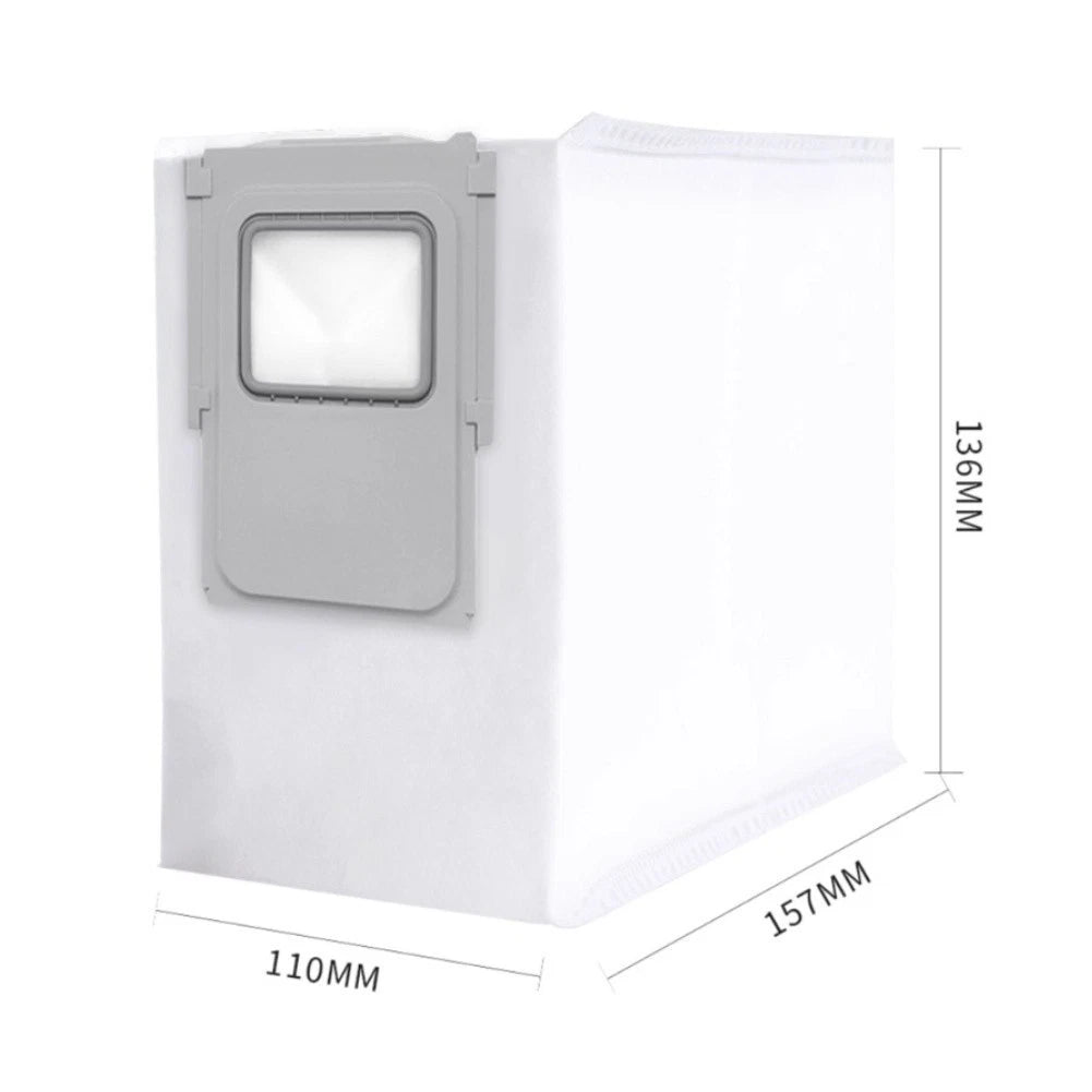 Self-Emptying Dust Capture Bag for Fine Dust (99.97% Efficiency)