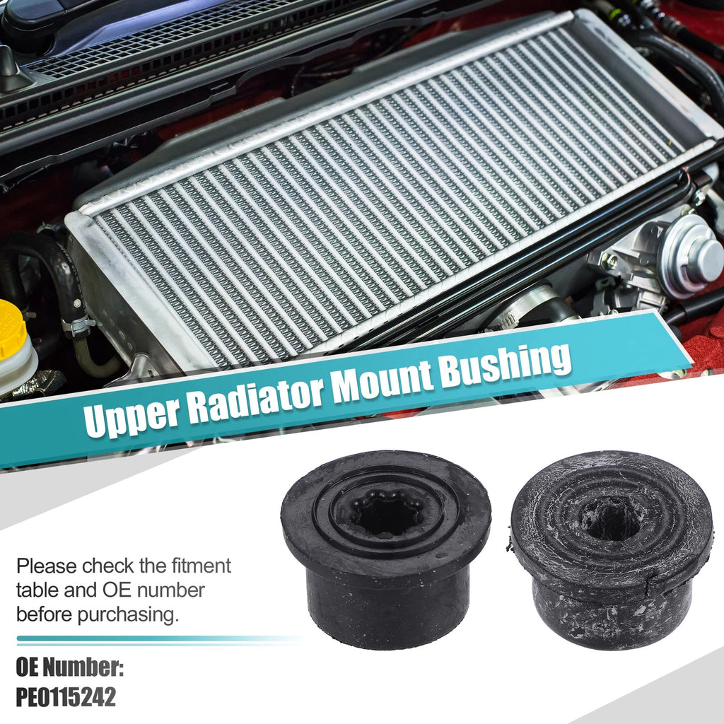 2PCS Radiator Mount Insulator Upper Rubber Cushion Bushing for Mazda 3 (2014–2015)