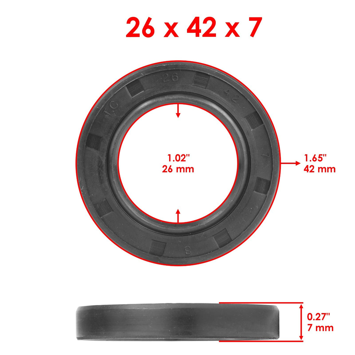 Front Wheel Bearing and Seal Kit for Suzuki LT-Z250 Quadsport (2004–2009)