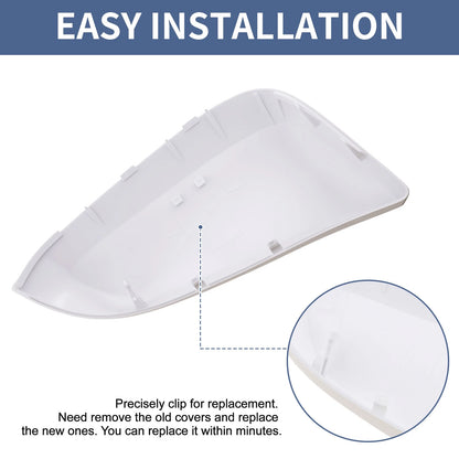 Rearview Mirror Cover Cap Left Driver Side White for Toyota Venza (2021–2024)