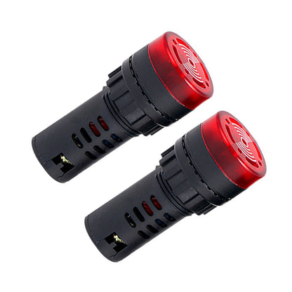 2X LED Signal Light Buzzer Alarm for Universal Applications (12V)