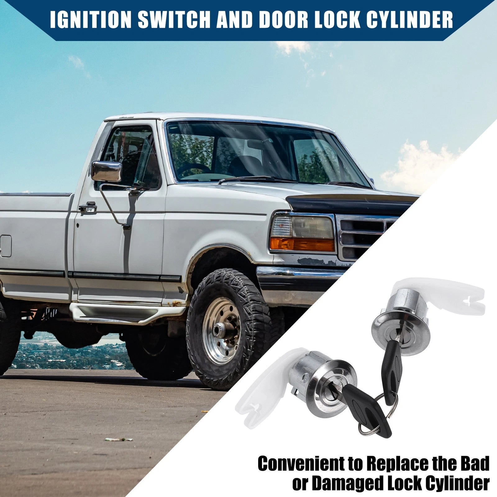 Ignition Switch Lock Cylinder for Ford F150 F250 (1997–2004)