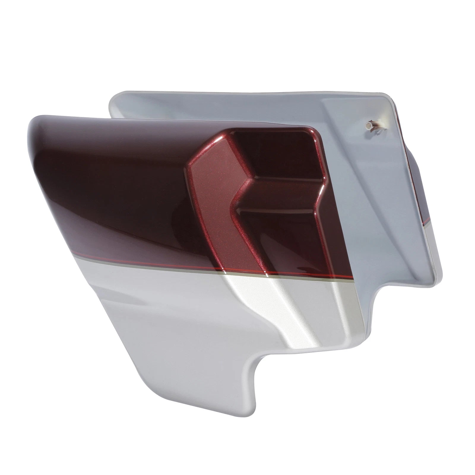 Side Covers Panel for Harley Touring (2009–2023) Twisted Cherry/Silver Fortune
