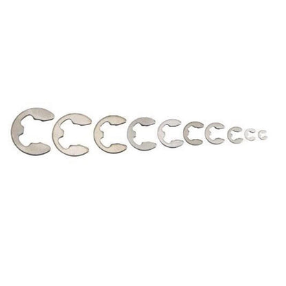 120Pcs E-Clip Retaining Circlip Assortment Kit 1.5mm to 10mm