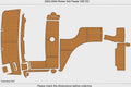 EVA Foam Teak Deck Floor Mat for Rinker 342 Fiesta VEE EC (2003)