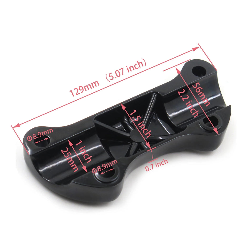 1" Handlebar Riser Clamp for Harley Sportster 883, Dyna Super Glide (2004–2023)