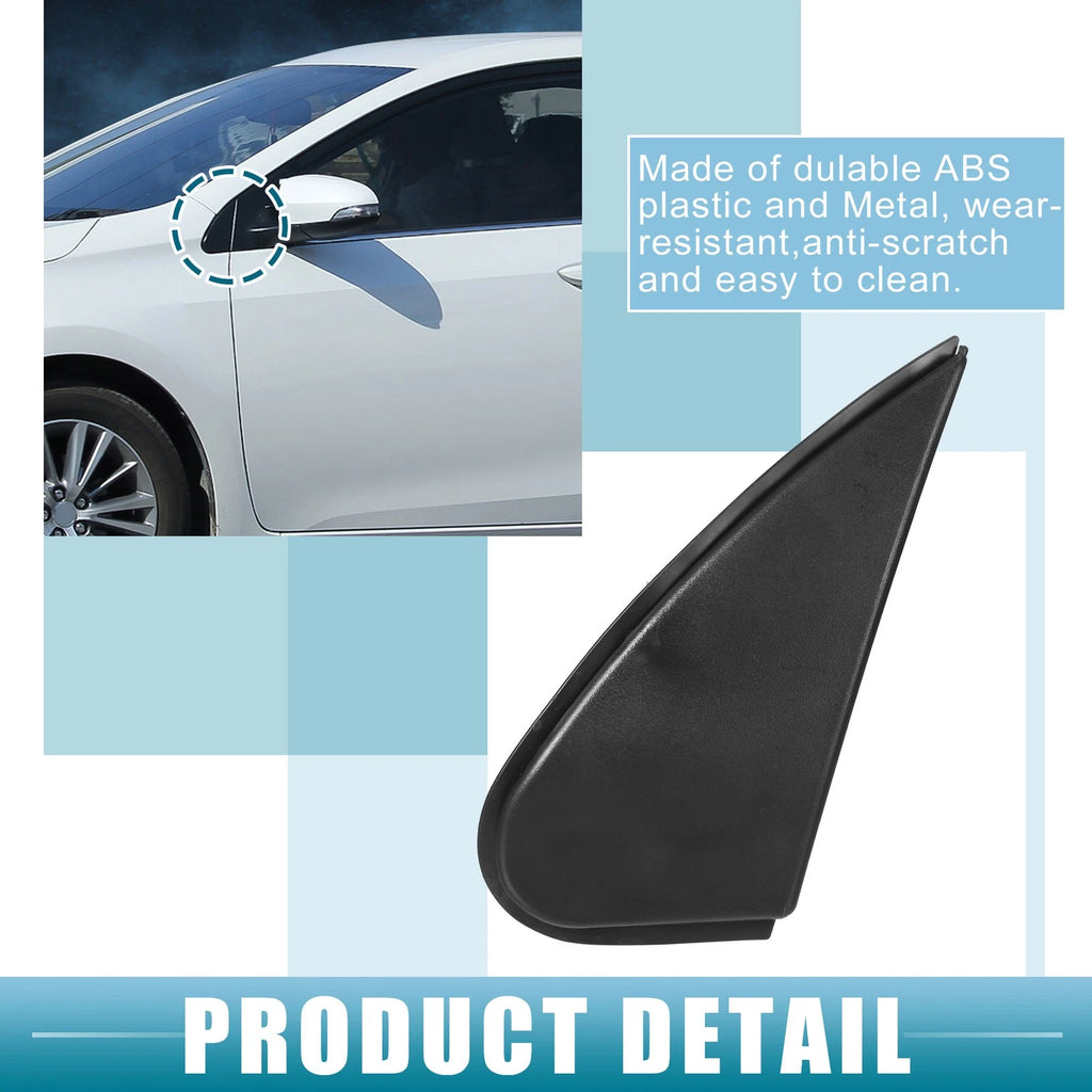 Left Corner Mirror Fender Triangle Cover Replacement for Toyota Corolla (2014–2018)