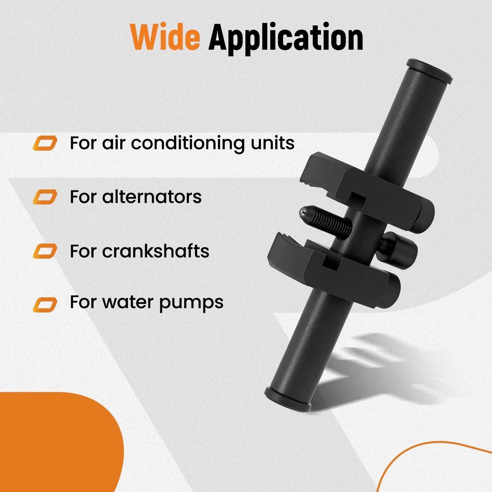Professional Puller for Ribbed Drive Pulley Crankshaft Remover Tool