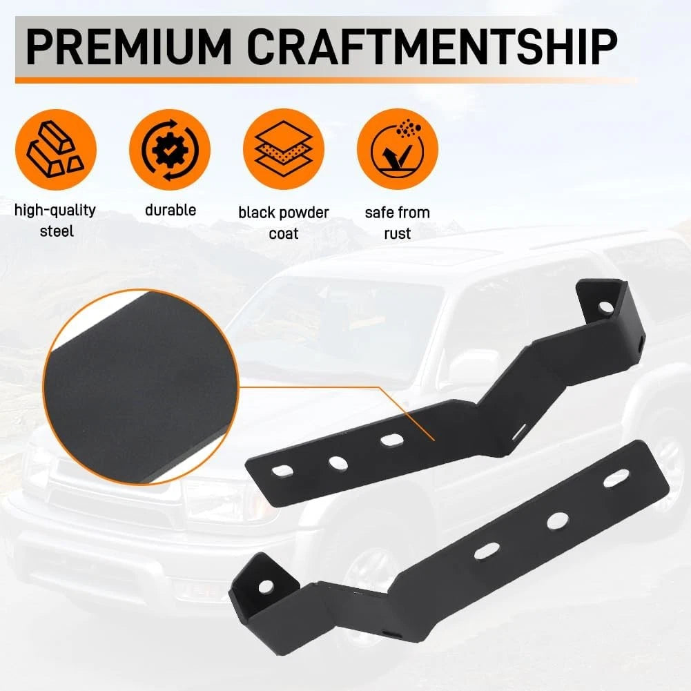 Ditch Light Mounting Bracket with Bolts & Nut Kit for Toyota 4Runner (1996–2002)