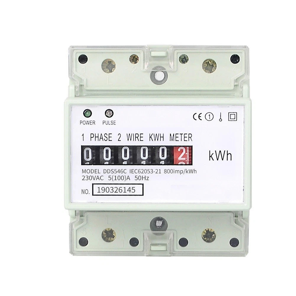Electrical Noise Interference DIN Rail Meter