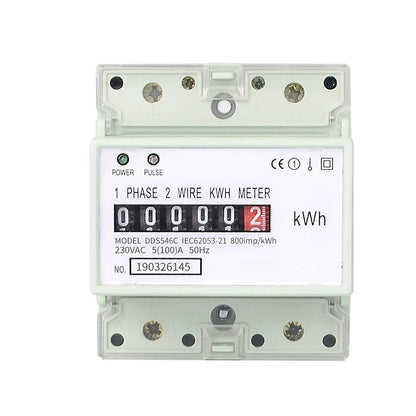 Electrical Noise Interference DIN Rail Meter