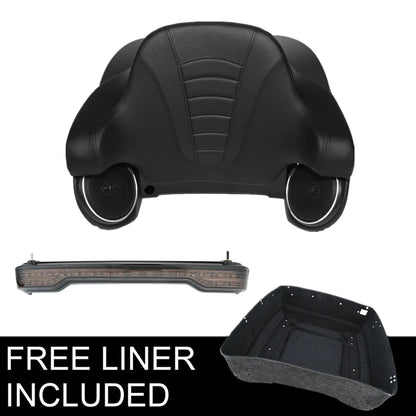 Trunk Pad Speakers for Harley Touring (2014–Present) Black