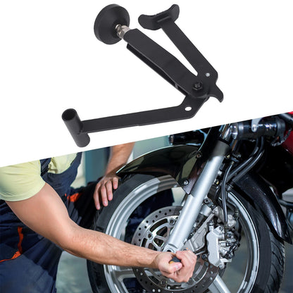 Compact and Efficient Adjustable Height Motorcycle Lifting Frame Design