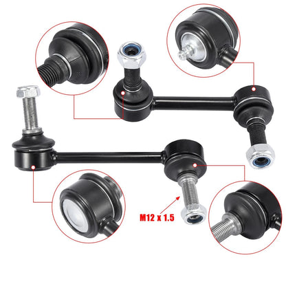 Front Rear Suspension Sway Bar End Link Set for Chevrolet Trailblazer (2002–2009)