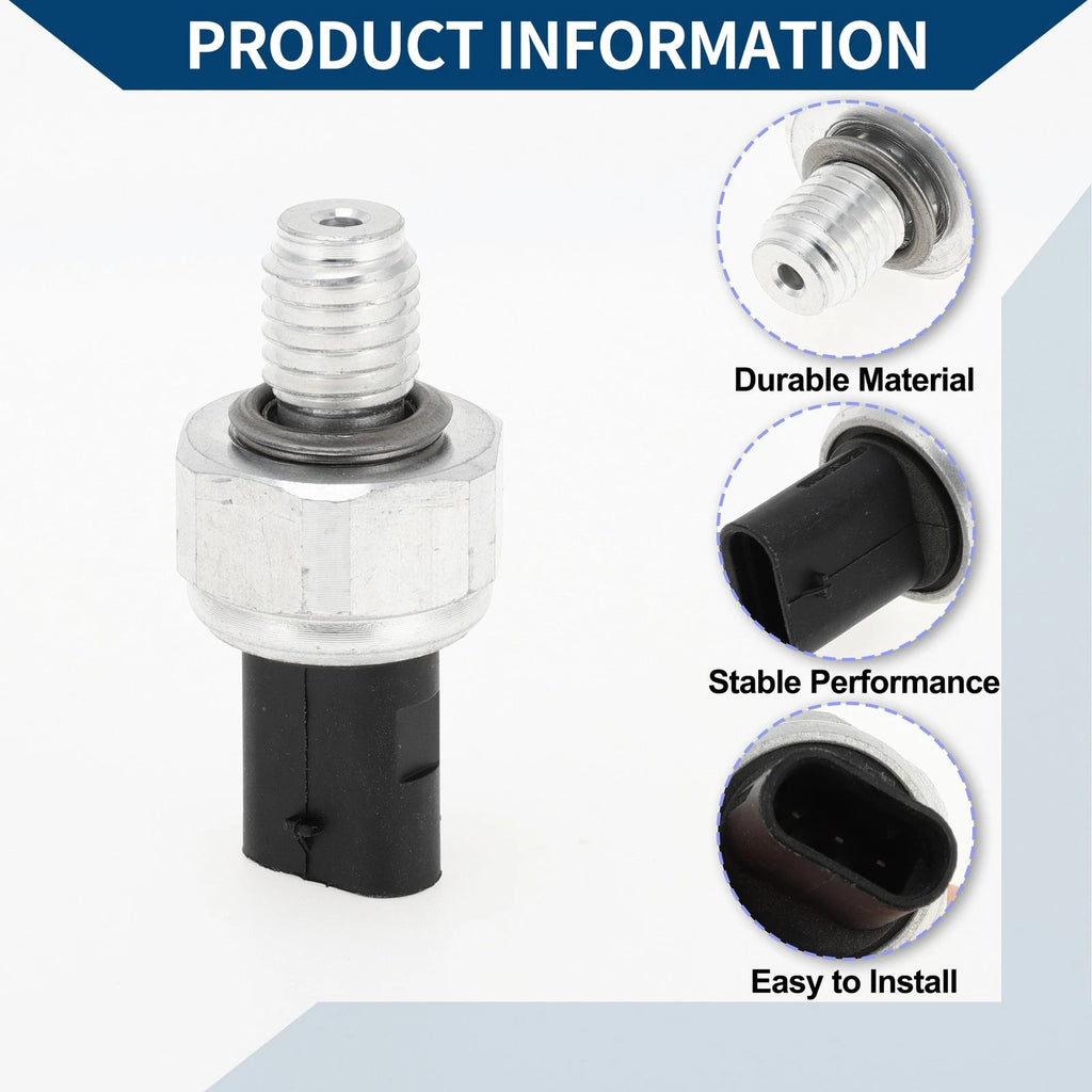 Engine Oil Pressure Sensor Switch Durable Replacement for Buick Allure (2009–2009)