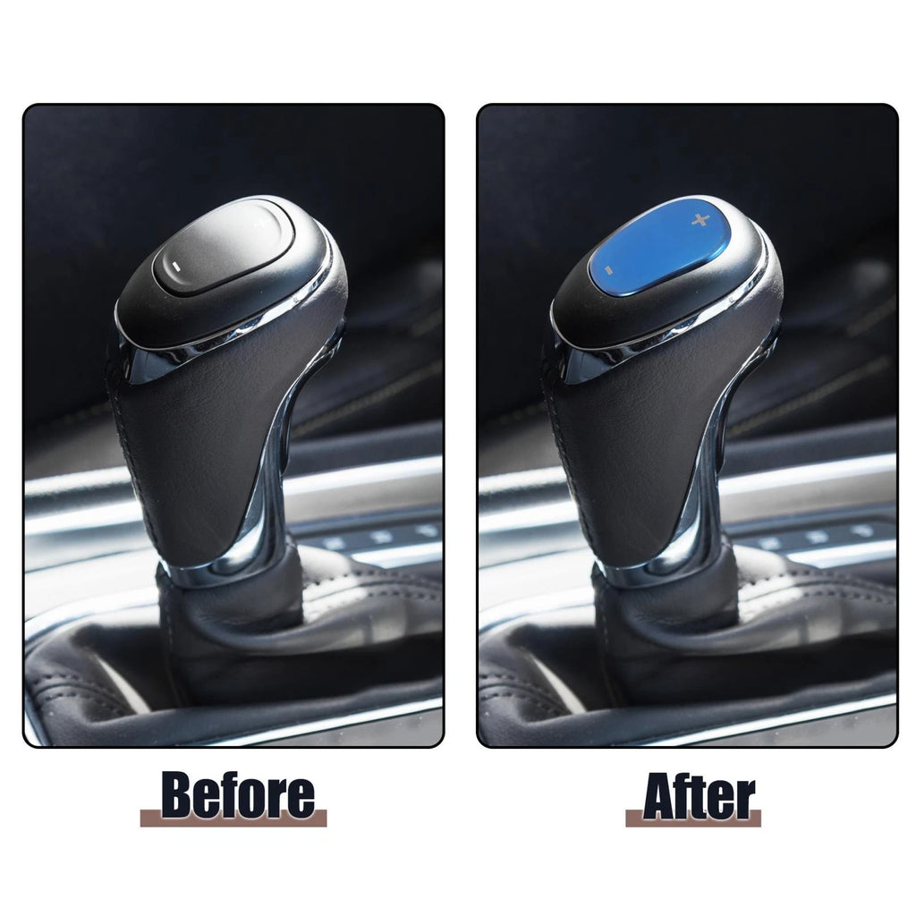 Gear Shift Knob Cover Sticker for Chevrolet Equinox (2018–2020) Blue