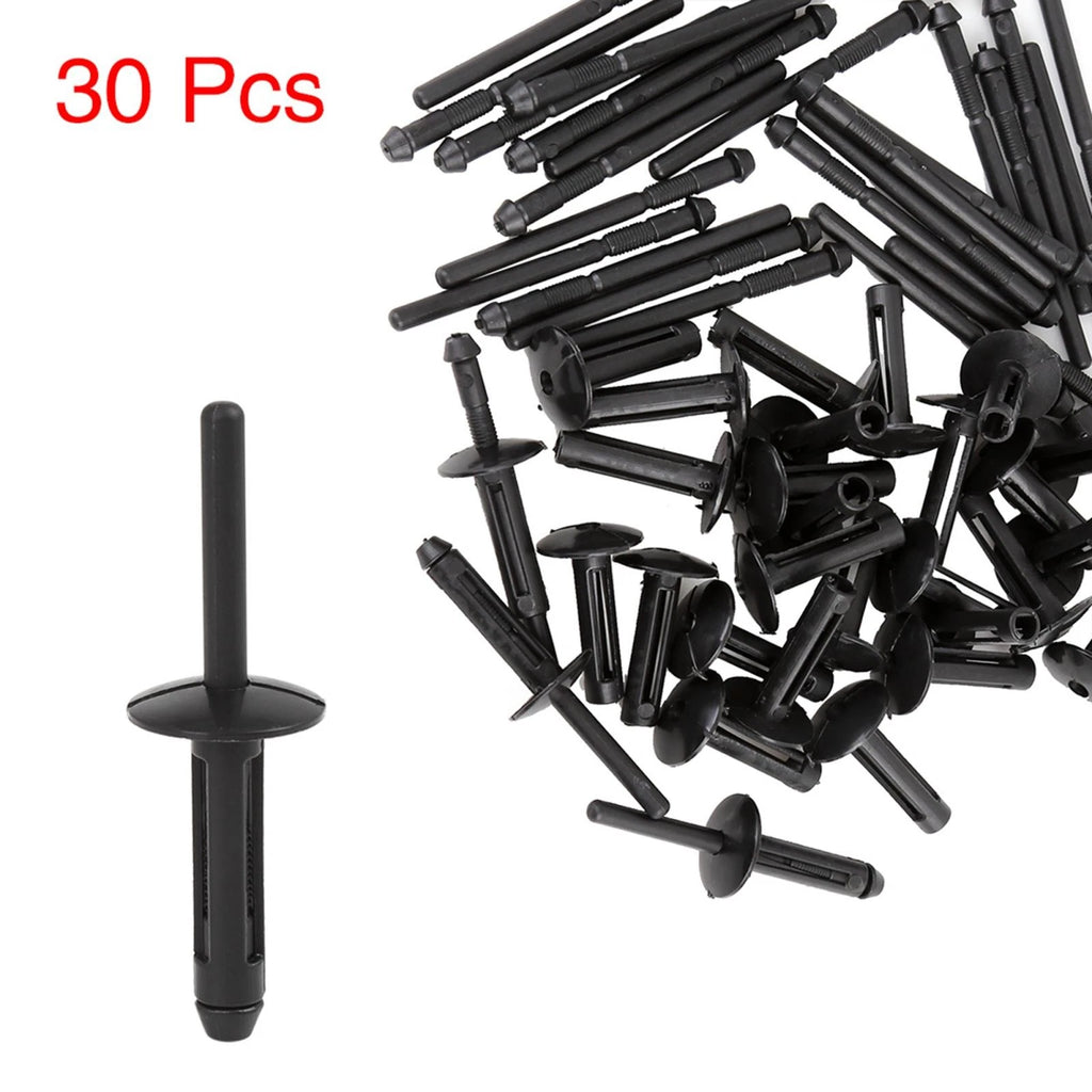 Nylon Bumper Fastener Rivet Clips Replacement 30pc for Dodge Chrysler ( )