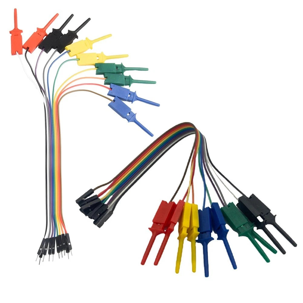 Set of 20 Logic Analyzer Test Hook Clips for Circuit Testing