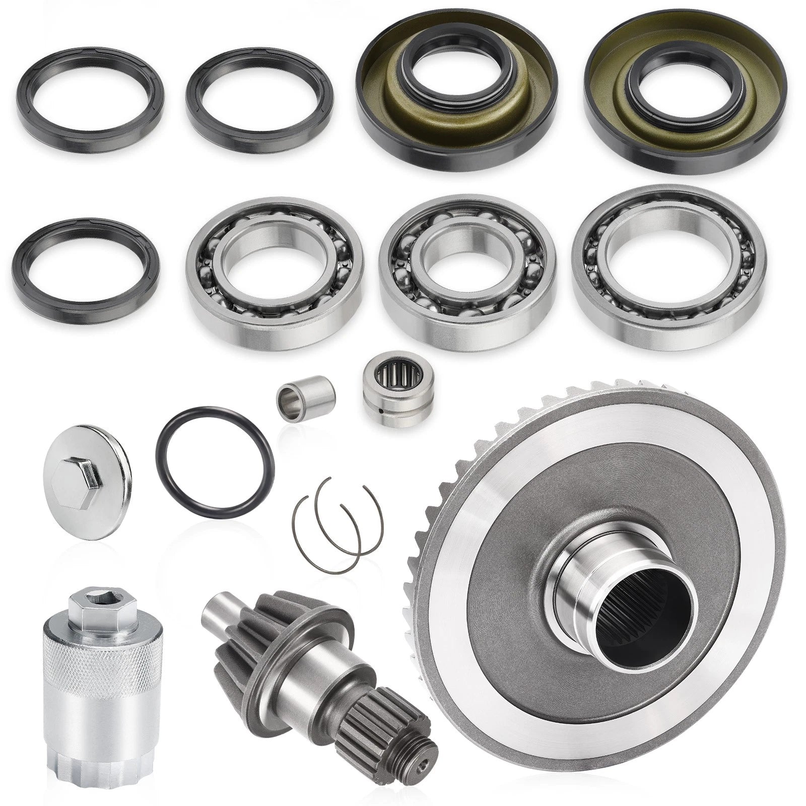 Rear Differential Rebuild Gears Kit for Honda Recon 250 TRX250 (2002–2023)