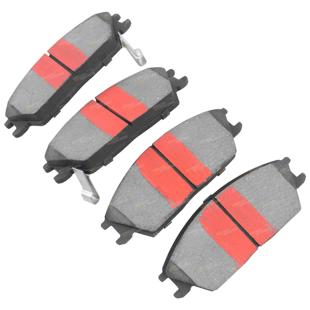 Front Disc Brake Pad Set for Hyundai Accent (2000–2009) G4EC G4ED