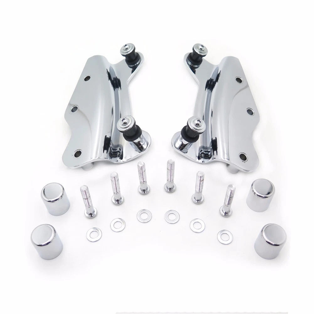 4-Point Docking Hardware Kit for Harley Touring (2009–2013) FLHR FLHT Chrome