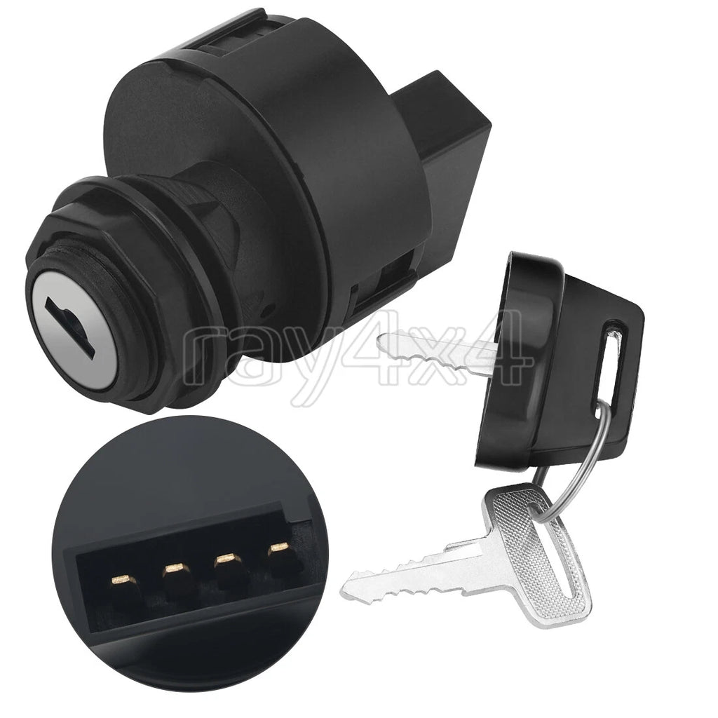 Ignition Key Switch 3-Position 4 Pin for Can-Am Outlander 400 (2003–2008)