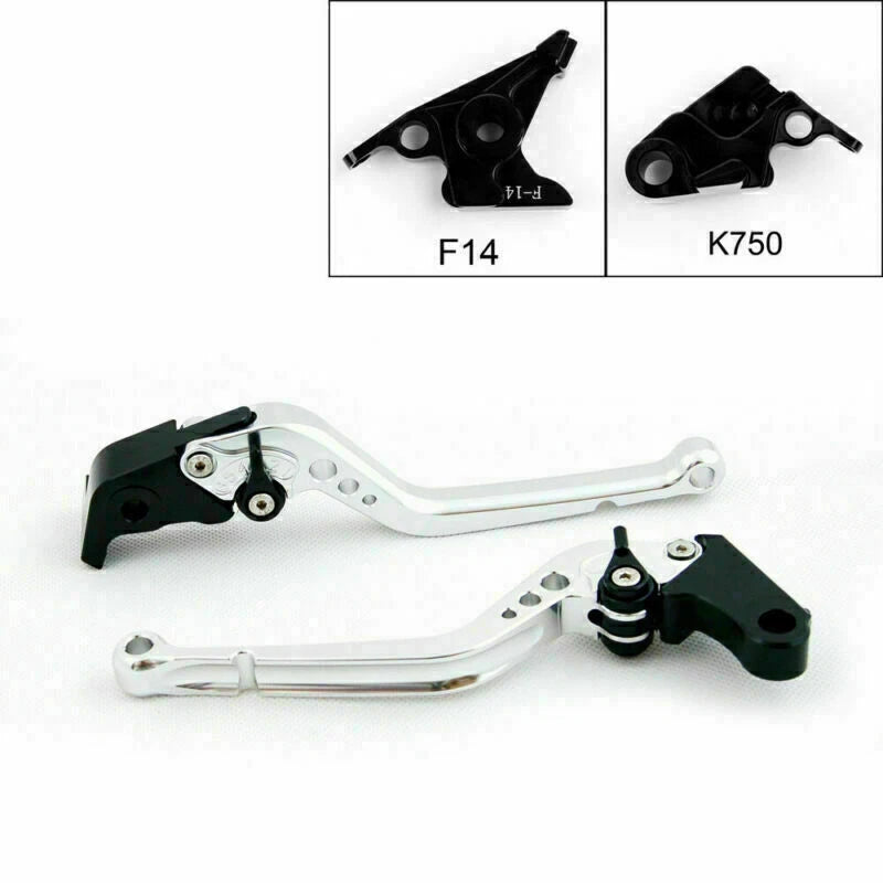 Long Brake Clutch Levers for Kawasaki ZX-6/ZZR600 ZX9R ZXR400 Z750S ER-5 (1995–2009)