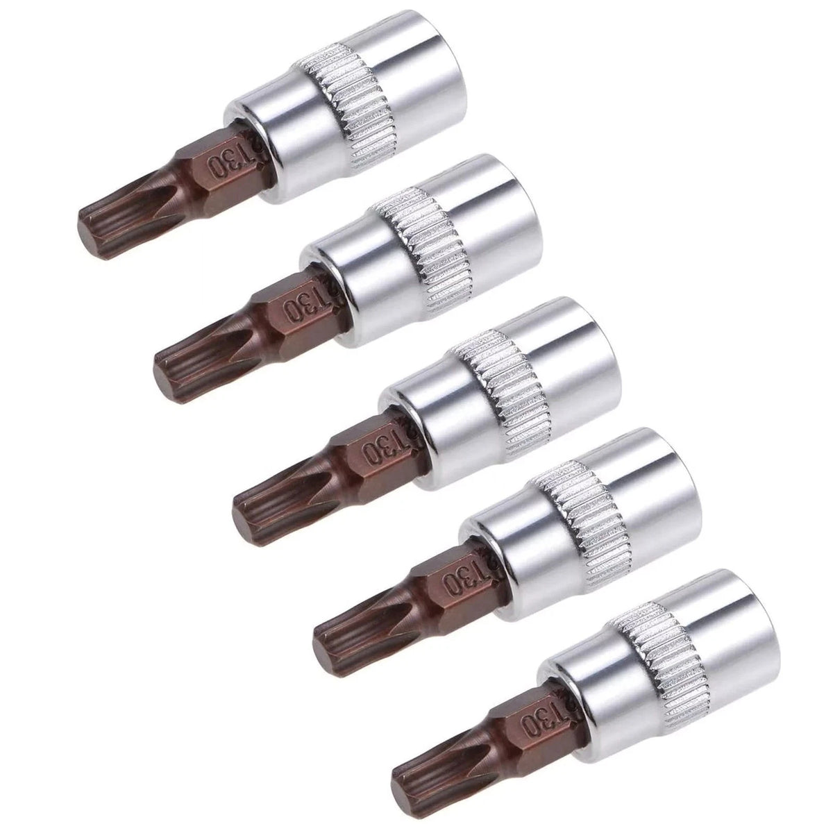 5pcs T30 Torx Bit Sockets for Ratchet Wrenches