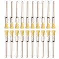 20Pcs 5mm Brass Rotary Wire Wheel Brushes for Power Drill Tool
