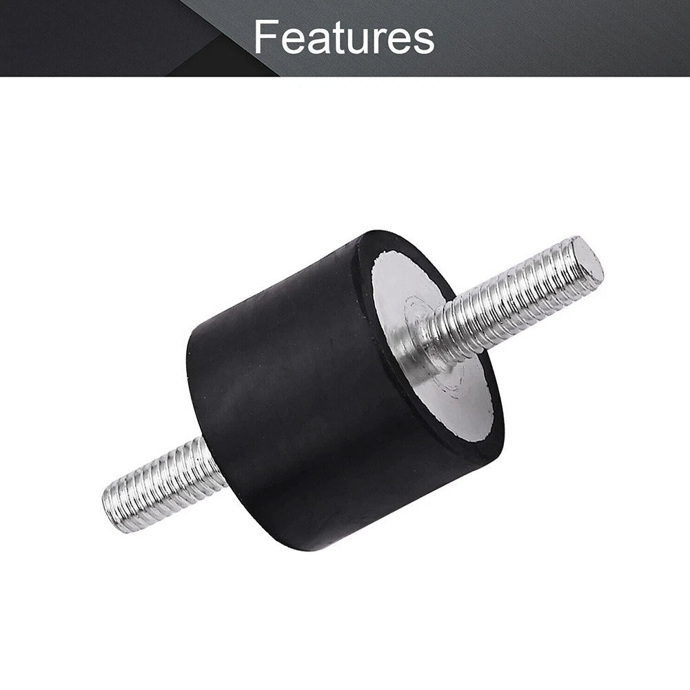 Vibration Isolator Damper for Compact Vehicles (Black/Silver Tone)