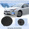 Tow Hook Cover Cap Left Front Replacement for Toyota Auris 2006–2009