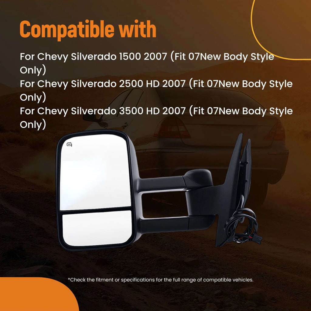 Power Heated Side Mirror for Chevy Silverado 1500 (2008–2013) 050493