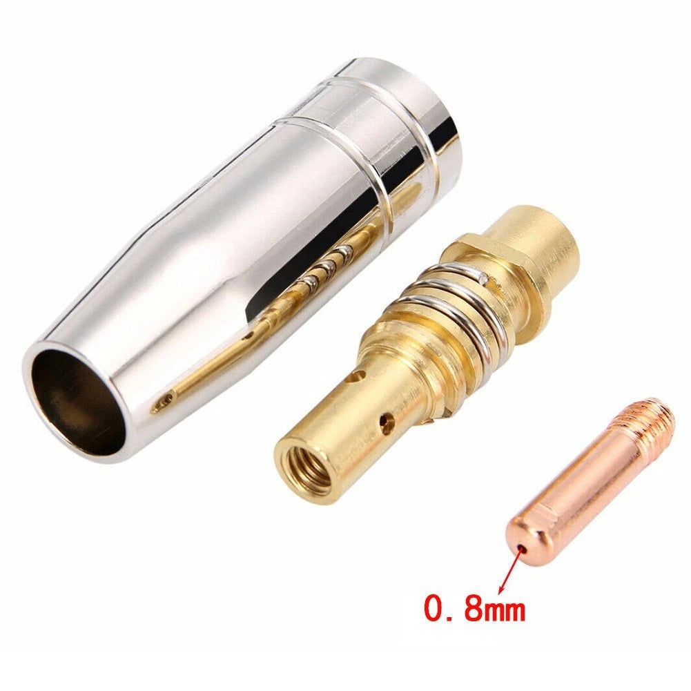 3PCS Welding Kit with Conical Nozzle Tip Holder for Carbon Dioxide