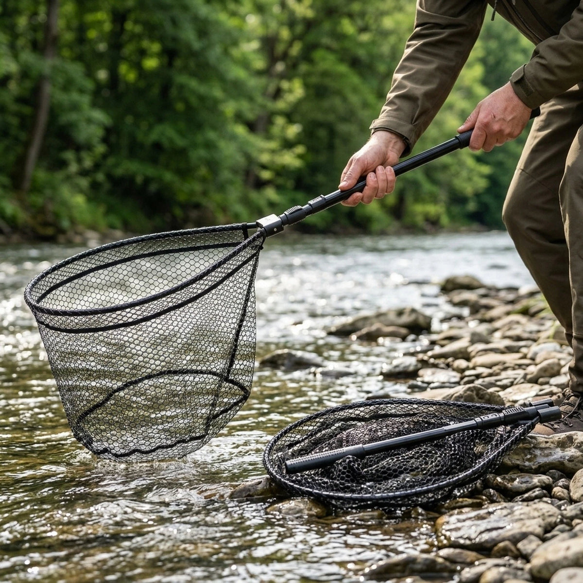 Foldable Fishing Net for Trout (44cm)
