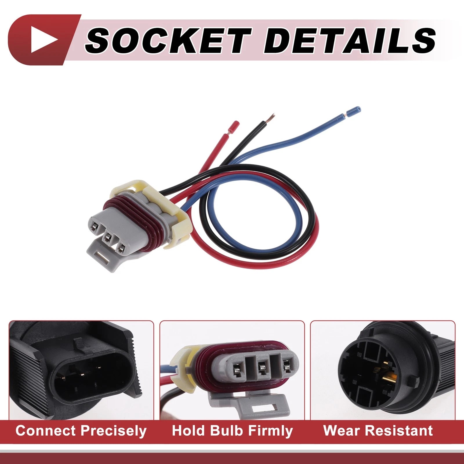 Front Turn Signal Lamp Socket Wiring for Freightliner Cascadia (2008–2023)