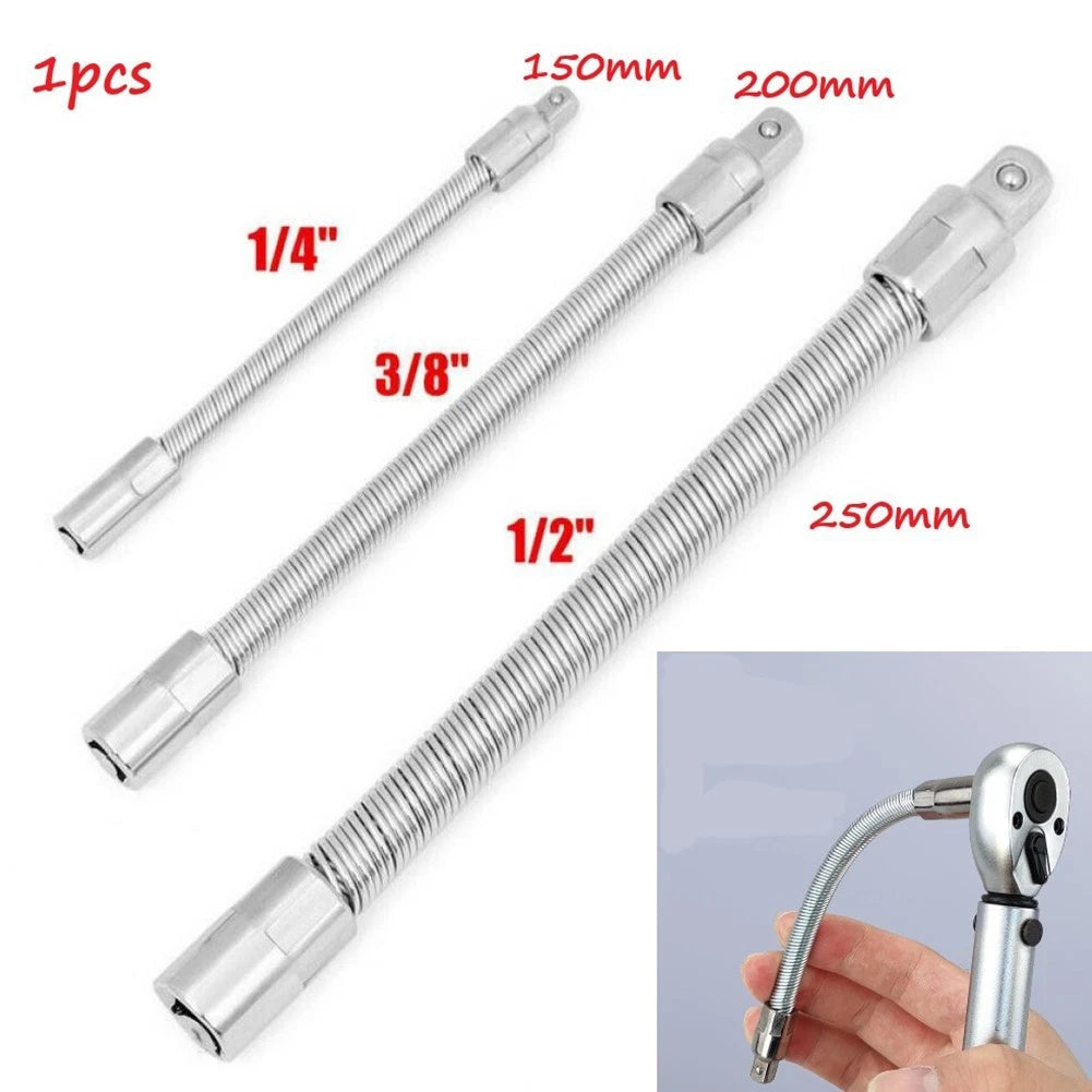 Flexible Socket Extension Wrench 90-Degree Bend 1pcs for Universal Use