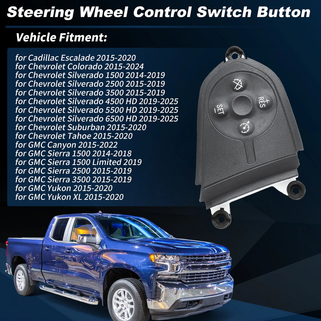 Steering Wheel Cruise Control Switch Left for Cadillac Escalade (2015–2020)
