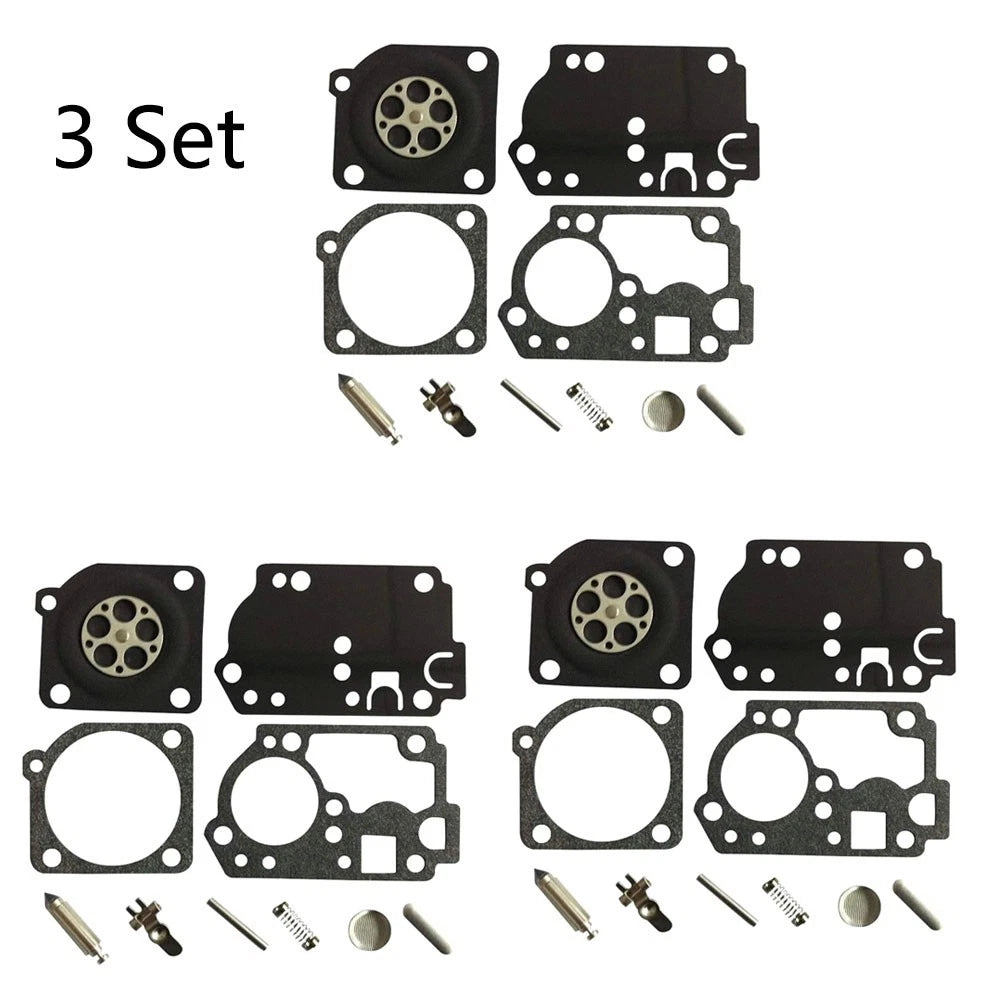 3X Carburetor Overhaul Kit for Zama RB-142, Homelite C1U-W32, C1U-W32A