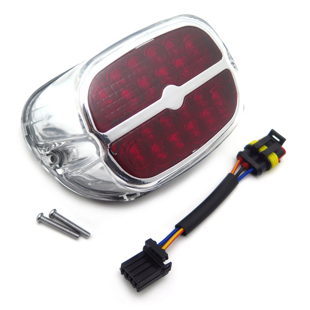 HTTMT Red Tail Brake Lights for Harley Dyna Sportster (1999–Present)