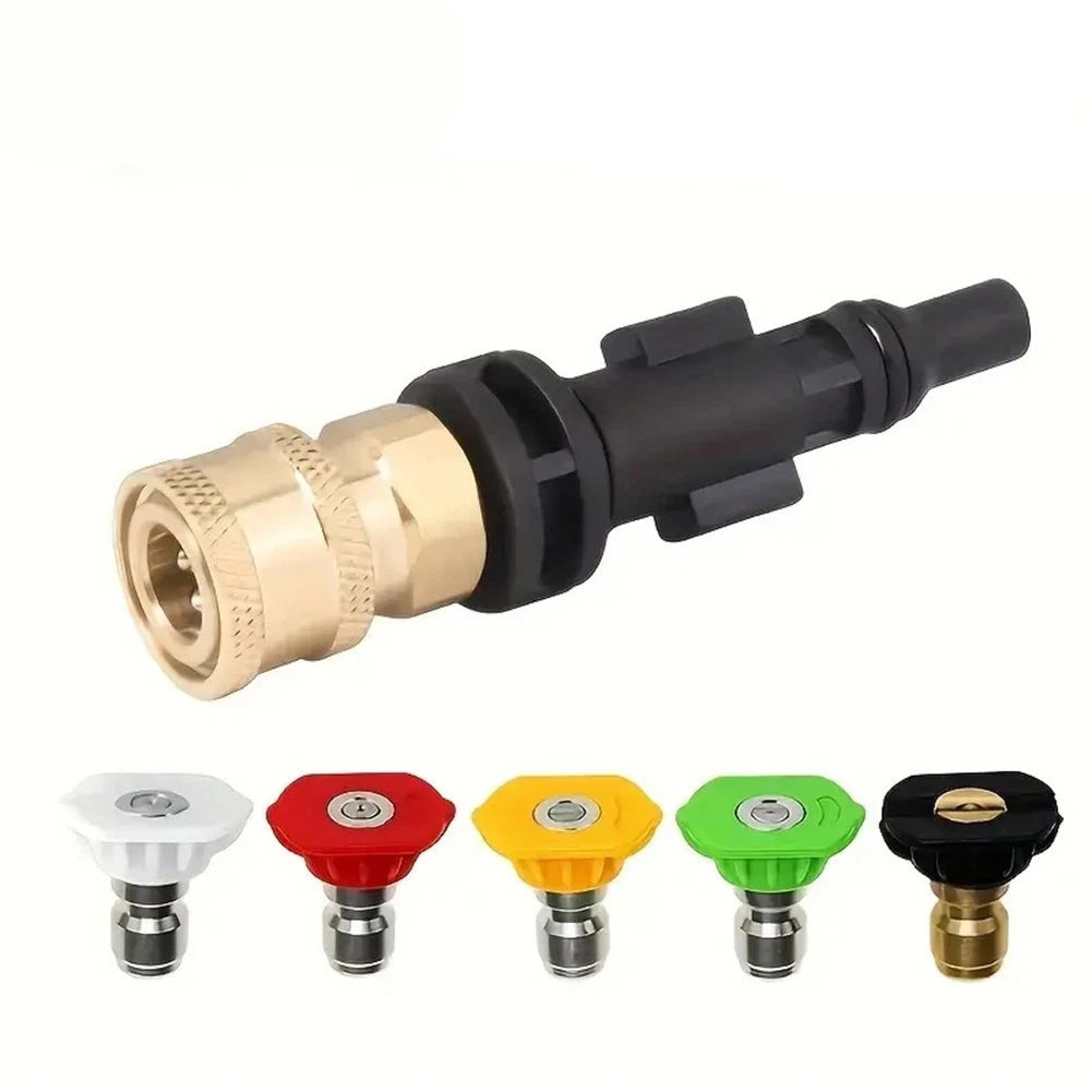 Foam Pot Kit for Pressure Washer 14 Inch with Quick Connect & 5 Nozzles
