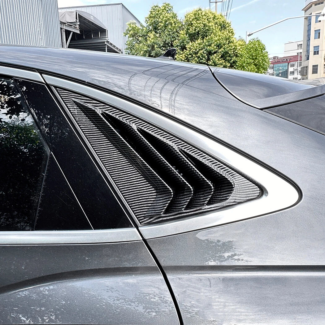 Rear Window Quarter Vent Louver Covers for Audi Q3 Sportback (2019–2024)